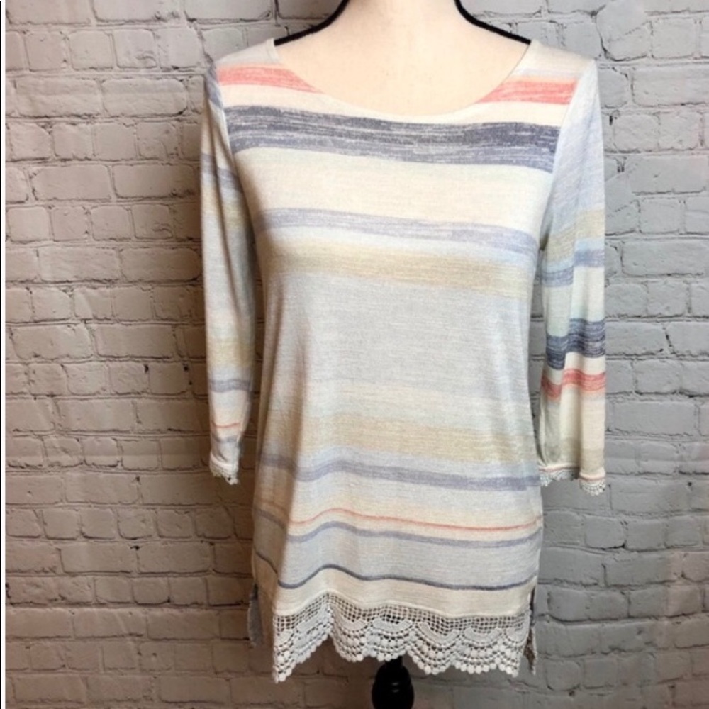LC Lauren Conrad Lace trimmed too